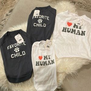 NWT Grayson Pup ❤️ MY HUMAN one small and one XL and favorite child 2 medium